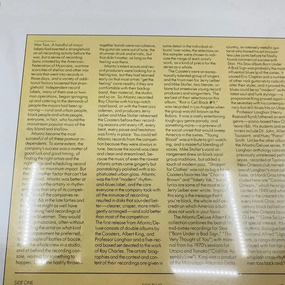 Atlantic/Deluxe Various The Deluxe Deluxe Vinyl Record ALbum Brand New - Picture 10 of 11